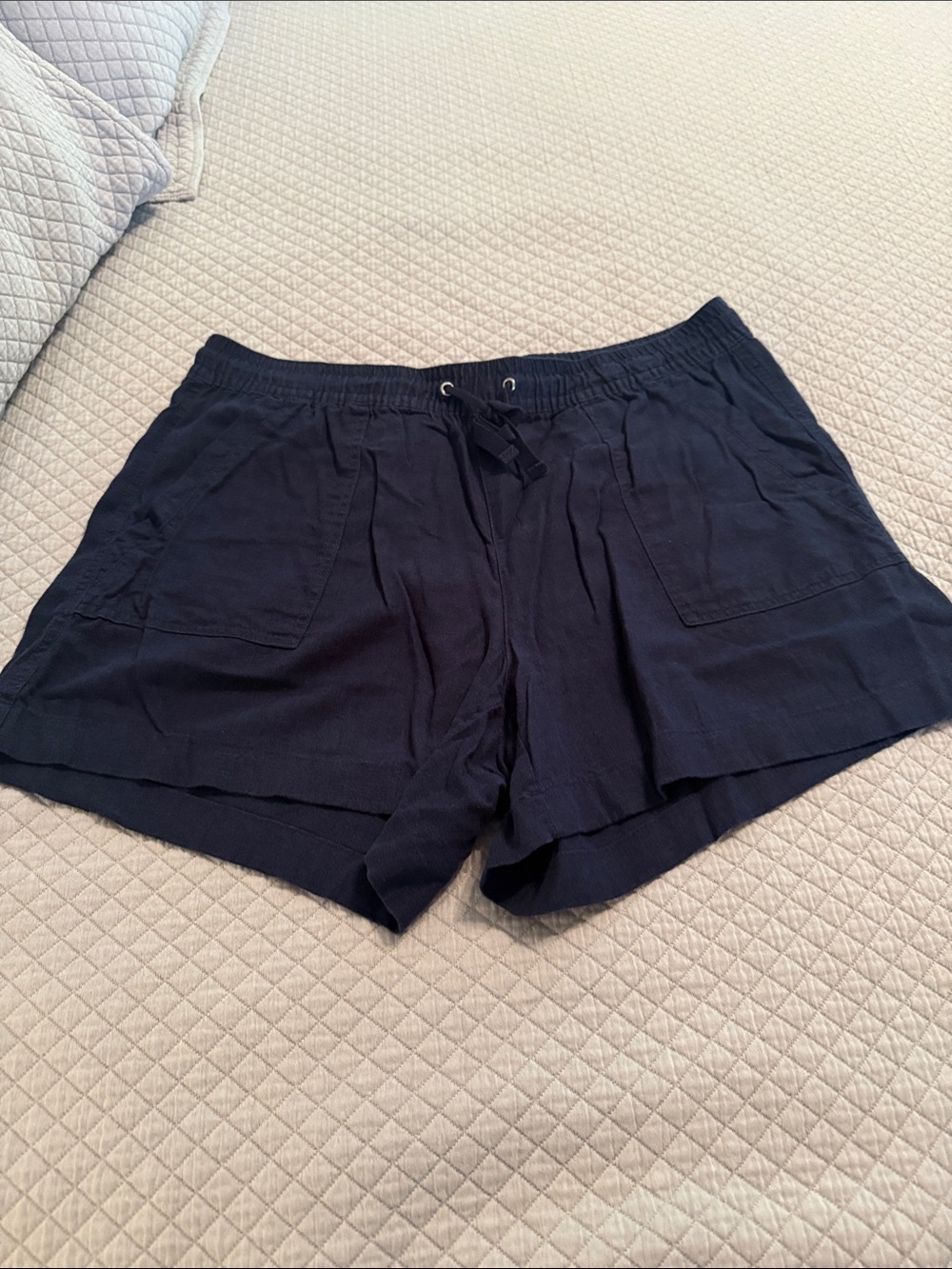 Nautica Women's Navy Drawstring Bermuda Shorts